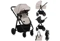 Produktbild: lionelo Kombi-Kinderwagen AMBER PLUS 3IN1, (Set 2in1 oder 3in1), 3-in-1-System / Babywanne & Buggy / Von Geburt bis 4 Jahre