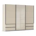 Produktbild: Schwebetürenschrank - champagner - 3-türig - Glastür - 271 cm