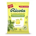 Produktbild: Ricola Zitronenmelisse, 75g Beutel Original Schweizer Kräuter-Bonbons mit 13 Alpenkräutern & erfrischendem Zitronen-Geschmack, zuckerfrei, 1 x 75g, vegan