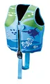 Produktbild: BECO-Sealife Schwimmweste Kinder 3-6 Jahren, Schwimmlernweste für Kinder von 19-30 kg mit variablen Auftriebskörpern, Beingurt und langem Reißverschluss – in Blau/Grün