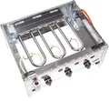 Produktbild: 55510 EDELSTAHL GASBRÄTER 10KW 3 flammig GASGRILL BRÄTER GRILL BBQ Grillwagen Pfanne SET 1