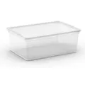 Produktbild: Keter Germany GmbH KIS C Box Allzweckbox in verschiedenen Größen, Mit Deckel, Farbe: Transparent, Größe: S (37 x 26 x H 14 cm) 272362