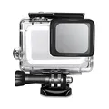 Produktbild: Wasserdichtes Gehäuse für GoPro Hero 7 – 45 m Unterwasser-Tauchschale mit Halterung für GoPro Hero 6/5 & 7 schwarze Sport-Action-Kamera