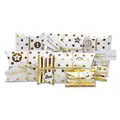 Produktbild: Adventskalender zum Befüllen HOHOHO, Weihnachtskalender, weiß, gold