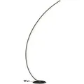 Produktbild: Novel Led-Stehleuchte Ogma, Schwarz, Metall, Kunststoff, Uni,Uni, länglich,länglich, 28x165x81 cm, RoHS, CE, Fußschalter, tragbar, Lampen & Leuchten, Innenbeleuchtung, Leuchten nach Räumen, Wohnzimmerlampen