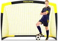 Produktbild: Fußballtor Pop Up Fußballnetz Fußballpfosten für Garten Fußballtrainingx1 7'x...