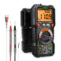 Produktbild: KAIWEETS Digital Multimeter mit LED-Buchsen, Strommessgerät True RMS Auto-Range 6000 Zähler, misst Spannung,Kapazität, Temperatur, Widerstand für Elektriker