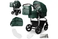 Produktbild: bergsteiger Kombi-Kinderwagen Babywagen Capri 3in1, Kombikinderwagen Komplettset, (10-tlg)