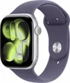 Produktbild: Apple Watch Series 11 GPS 46mm Aluminium silber mit Sportarmband M/L nebelviolett