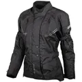 Produktbild: GMS Taylor Damen Motorrad Textiljacke, schwarz, Größe 4XL