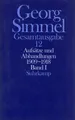 Produktbild: Aufsätze und Abhandlungen 1909-1918. Tl.1 | Georg Simmel | 2001 | deutsch