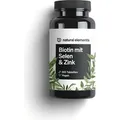 Produktbild: NATURAL ELEMENTS Biotin mit Selen & Zink Tabletten