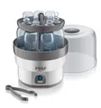 Produktbild: Reer VapoMax Dampfsterilisator für 6 Babyfläschchen mit Metall/Nylon Grau Design