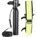 Produktbild: VEVOR Tauchflasche tragbare Tauchflasche 0,5 L, Sauerstoffflasche zum Tauchen unterstützt 5–10 Minuten Unterwasseratmung, 30 m Tauchtiefe, Lungenflaschen-Set für Unterwassererkundung/-rettung