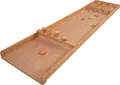 Produktbild: Longfield Dutch Shuffleboard 122 cm | Sjoelbak aus Holz | Inklusive 20 Spielscheiben