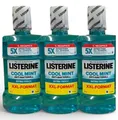 Produktbild: 3 x LISTERINE Cool Mint Mundspülung Anti-Bakteriell, Extra Frisch (3x1000ml)