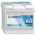 Produktbild: VARTA Automotive DYNAMIC SLI (C22) 12V 52Ah 470A - Nassbatterie KFZ mit Standardausstattung & ohne Start-Stopp System - Starterbatterie für einfachen Energiebedarf - Bleisäurebatterie wartungsfrei