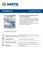 Produktbild: Starterbatterie VARTA 552400047K262 VW 000915105BB AUDI 000915105DC