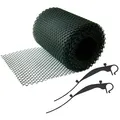 Produktbild: Laubgitter Dachrinnenschutz Rinnenschutz Dachrinne Schutz 6m kürzbar 18 Halter