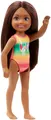 Produktbild: BARBIE CHELSEA BEACH PUPPE BRAUNE LANGE HAARE VON MATTEL
