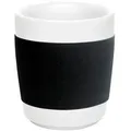 Produktbild: KAHLA Becher touch! henkelloser Becher mit Samt-Banderole, 1-tlg., Porzellan, Made in Germany schwarz 280 ml | Ø 8.0 cm x 8.7 cm