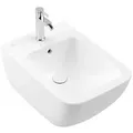 Produktbild: Villeroy und Boch Venticello Wand-Bidet 441100RW 56x37,5cm, stone white C-plus, mit Hahnloch, mit Überlauf