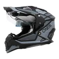 Produktbild: O'NEAL | Motorradhelm | Enduro Motorrad | Ventilationsöffnungen für maximalen Luftstrom & Kühlung, integrierte Sonnenblende | Sierra Helmet R V.24 | Erwachsene | Schwarz Grau | Größe M