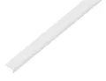 Produktbild: Alberts® Abschlussprofil rund, selbstklebend, Kunststoff. 19x7mm, Länge 1m