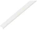 Produktbild: Abschlussprofil rund selbstklebend PVC weiß 19x7x1 mm, 1 m