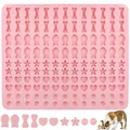 Produktbild: Backmatte Hundekekse, Silikon Backmatte Hundeleckerli 5 Formen in 1 BPAFrei B...