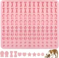 Produktbild: Backmatte Hundekekse, Silikon Backmatte Hundeleckerli 5 Formen in 1 BPA-Frei ...