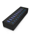 Produktbild: ICY BOX IB-AC6110 TICY1610 USB 3.0 Hub 10 Port Provides 10x interface up to ~E~