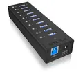 Produktbild: ICY BOX IB-AC6110  10-Port USB 3.0 Hub mit Ladeport 70419 B-Ware