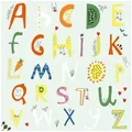 Produktbild: HOME FASHION Papierserviette 20 Servietten Alphabet 33x33cm, (20 St) grün