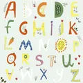 Produktbild: 20 Servietten Alphabet Buchstaben Schulanfang Einschulung Kinder Deko 33x33cm