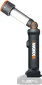 Produktbild: Worx LED Arbeitsleuchte WX027.9, LED fest integriert, Neutralweiß, 120-510 Lumen, 4-IN-1 multifunktional, ohne Akku & Ladegerät