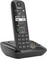 Produktbild: Gigaset AS690A - Schnurlostelefon - Anrufbeantworter mit Rufnummernanzeige