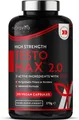 Produktbild: TESTOMAX™ 2.0 Für Männer - 210 Vegane Kapseln - 1450Mg Pro Portion - Ergänzung -
