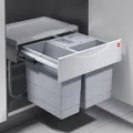 Produktbild: HAILO Abfallsorter 29 (12 + 2x8,5) Liter RAUMSPAR TANDEM S ab 50 cm Schrankbr...