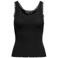 Produktbild: ONLY T-Shirt Damen T-Shirt 1er Pack Baumwollmischung (Packung, 1er Pack) schwarz XS (34)
