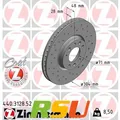Produktbild: 2x Zimmermann Bremsscheibe SPORT Z 440.3128.52 Höhe 48 mm Lochkreis 108 mm