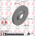 Produktbild: 2x ZIMMERMANN Bremsscheibe SPORT Z 440.3128.52 für PEUGEOT OPEL DS C4 CITROËN SW