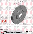 Produktbild: 2 x ZIMMERMANN 440.3128.52 Bremsscheibe für CITROËN,CITROËN (DF-PSA),DS,FIAT,OPE