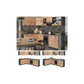 Produktbild: Vicco Eckküche Küchenblock Einbauküche Rick Anthrazit Eiche 270 cm modern Küchen Schränke Spülenunterschrank Eck-Unterschrank Eck-Hängeschrank Arbeitsplatte Küchenmöbel Küchenzeile L-Küche