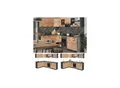 Produktbild: Vicco Eckküche Küchenblock Einbauküche Rick Anthrazit Eiche 270 cm modern Küchen Schränke Spülenunterschrank Eck-Unterschrank Eck-Hängeschrank Arbeitsplatte Küchenmöbel Küchenzeile L-Küche