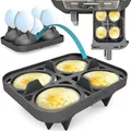 Produktbild: 1 x ZauberFry 2-in-1 Pochiereinsatz und Eierkocher kompatibel mit Ninja AF400EU, AF451EU, AF500DE und SL400EU Heißluftfritteuse, Zubehör, Lebensmittelecht und Temperaturbeständig