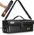 Produktbild: HENMI Ebike Akku Tasche 1000 °C Feuerfest Zum Sicheren Lagern Transportieren