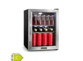 Produktbild: Beersafe M Kühlschrank 33 Liter 2 Böden Panoramaglastür Edelstahl