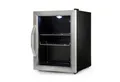 Produktbild: Klarstein Getränkekühlschrank Beersafe M Getränkekühlschrank 33 L Glastür Edelstahl 2 Böden, 55.2 cm hoch, 40.3 cm breit, Mini Kühlschrank Bierkühlschrank klein Getränkekühlschrank mit Glastür