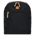 Produktbild: Bric's Mittelgroßer Nylon-Rucksack X-Kollektion, mit Trolleygriff-Halteschlaufe, Leicht, Robust & Wasserdicht, Verstellbare Schulterriemen, Ideal für den Täglichen Gebrauch, Größe: 29x35x13, Schwarz